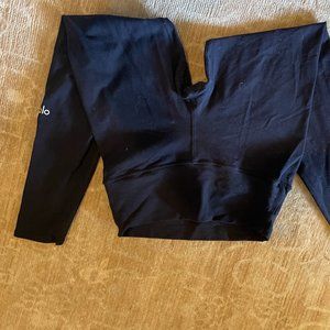 7/8 High-Waist Airbrush Legging - Black